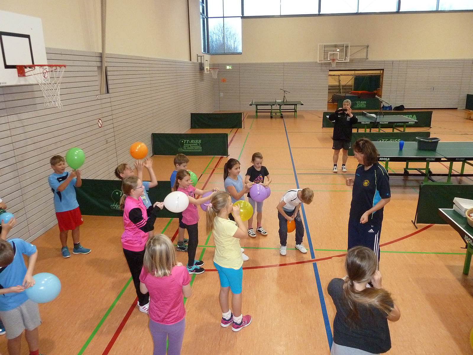 Tischtennis Schnuppertag Grundschule Fridolfing